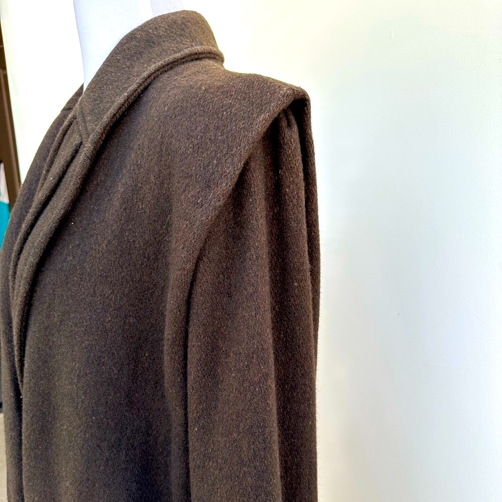Vintage Brown Wool Coat - image 7